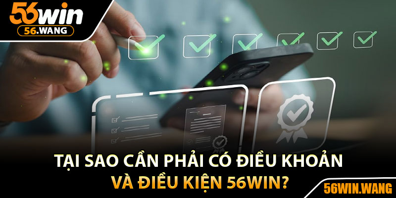 Điều Khoản Và Điều Kiện - Cam Kết Công Bằng Và An Toàn 2 Tại sao cần phải có điều khoản và điều kiện 56Win?